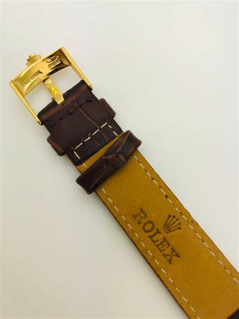 genuine Rolex leather watch bands